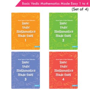 Basic Vedic Mathematics Made Easy 1 to 4 Set of 4 1