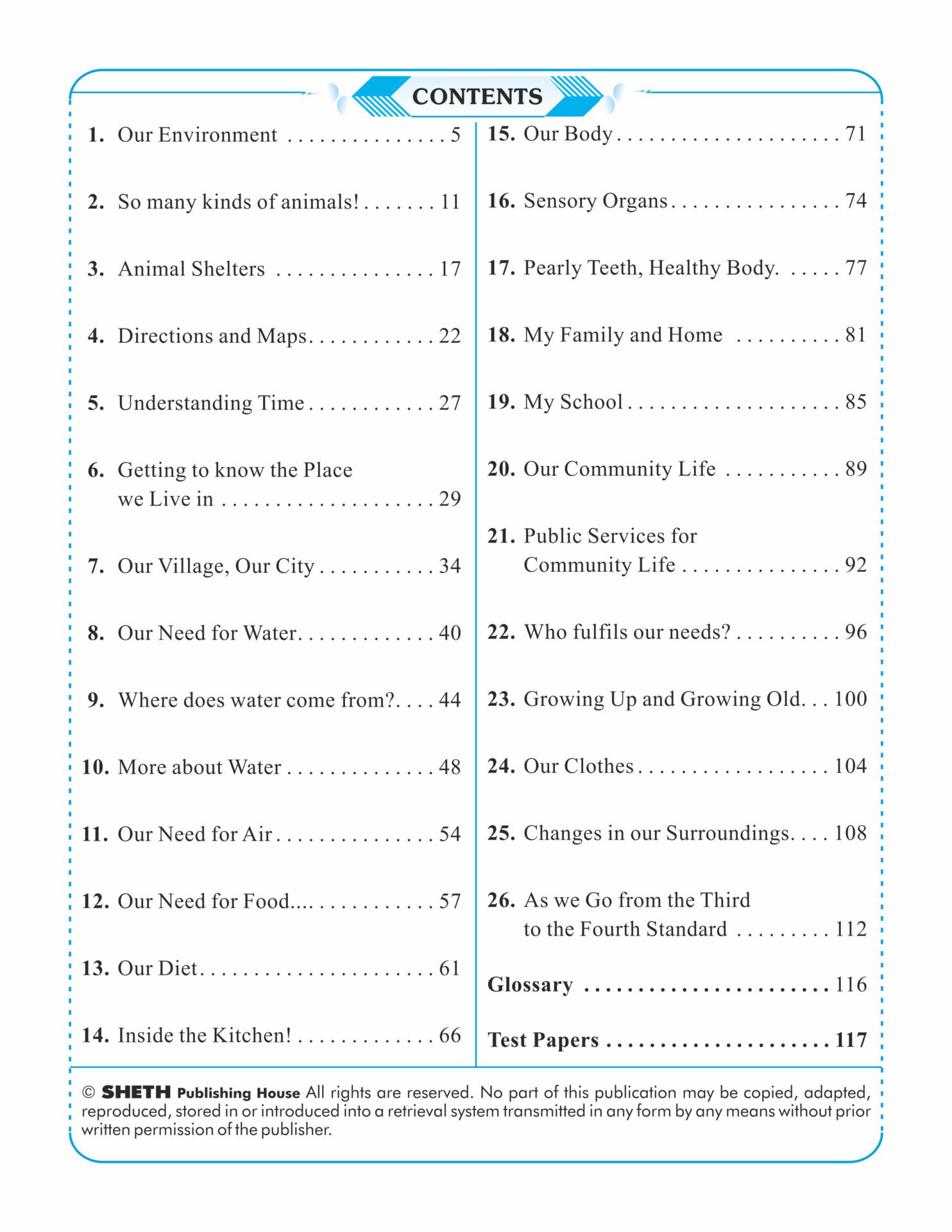 AP 3rd Class E V S Work Book - Answers