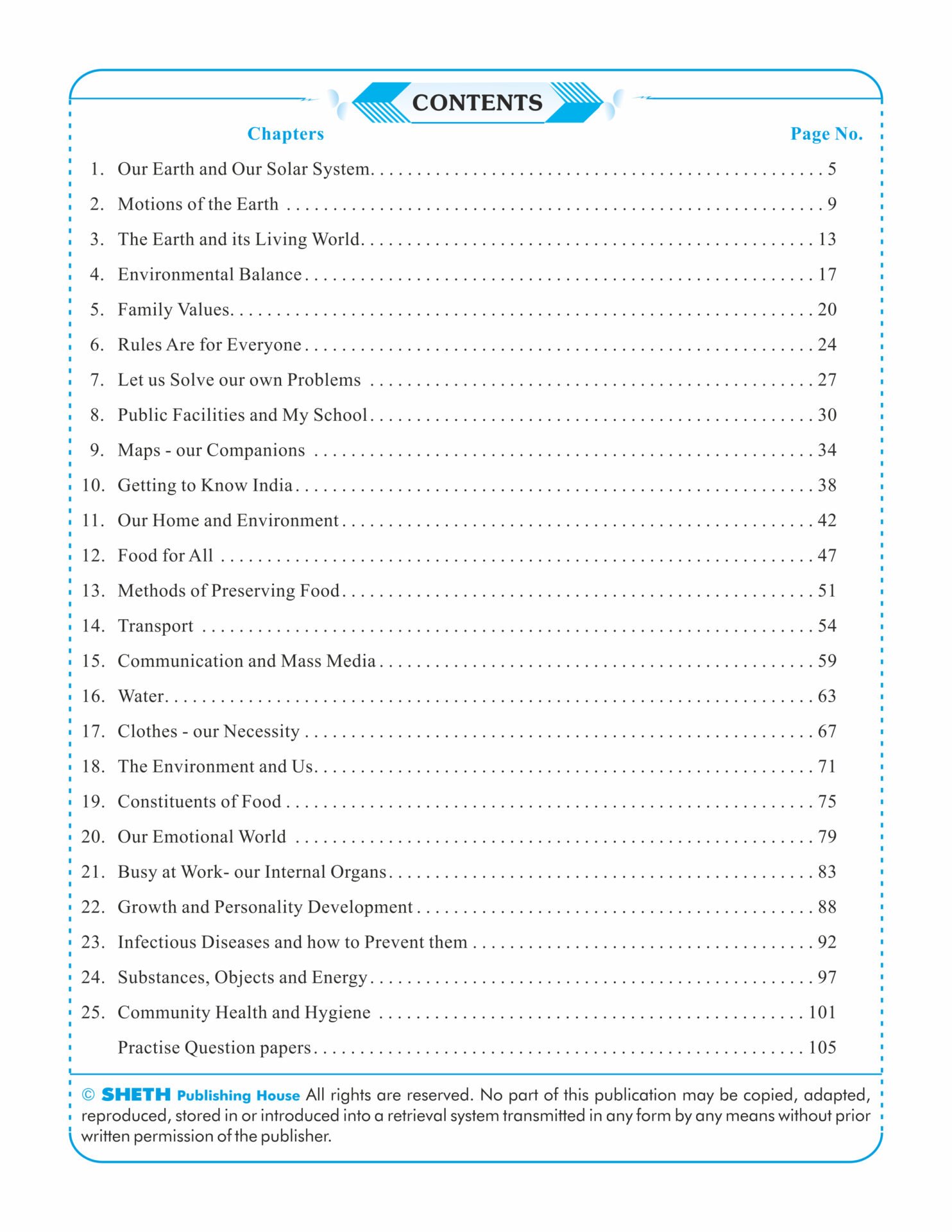 CCE Pattern Nigam Scholar Workbooks Environmental Studies Part 1 Standard 5 2