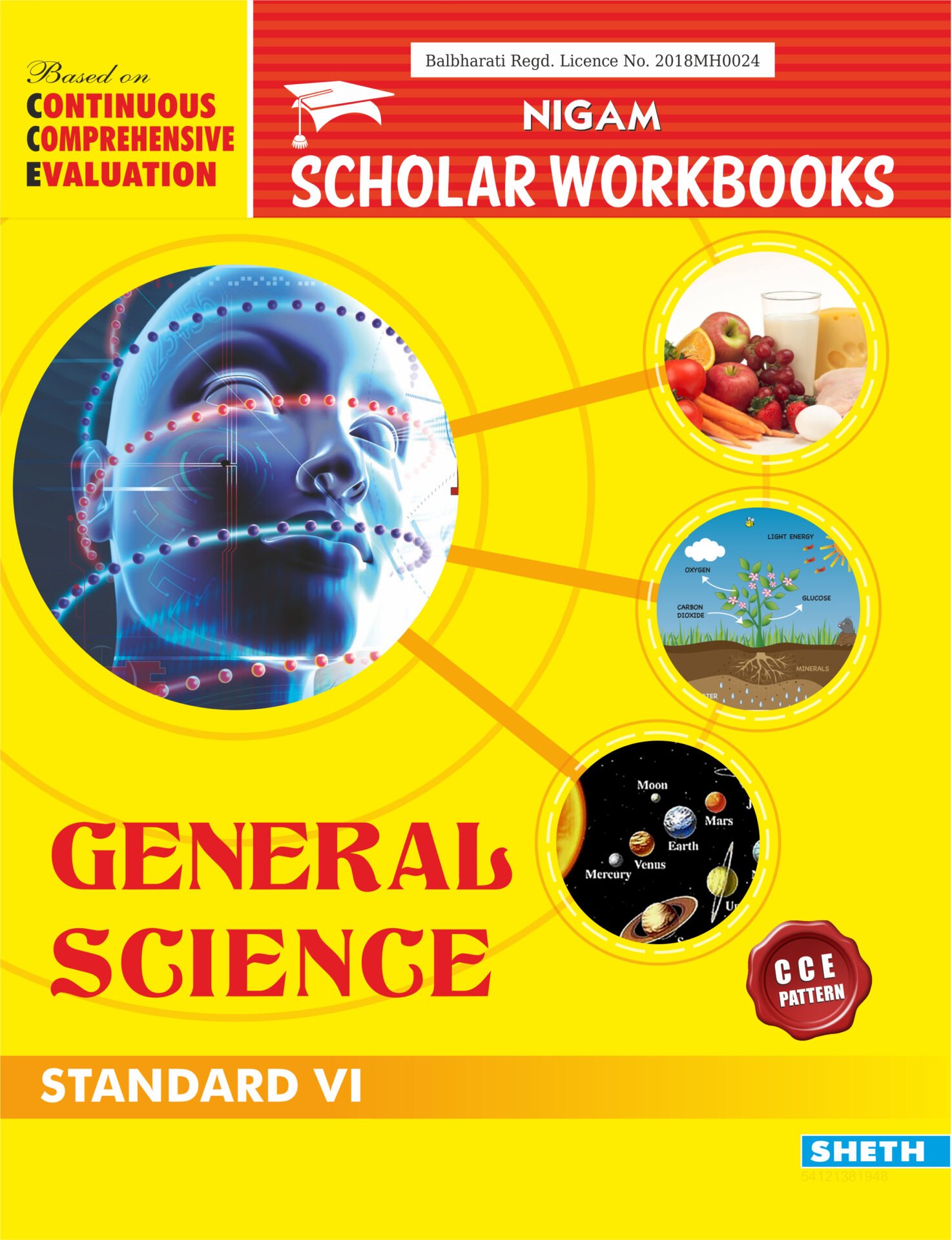 CCE Pattern Nigam Scholar Workbooks General Science Standard 6 1