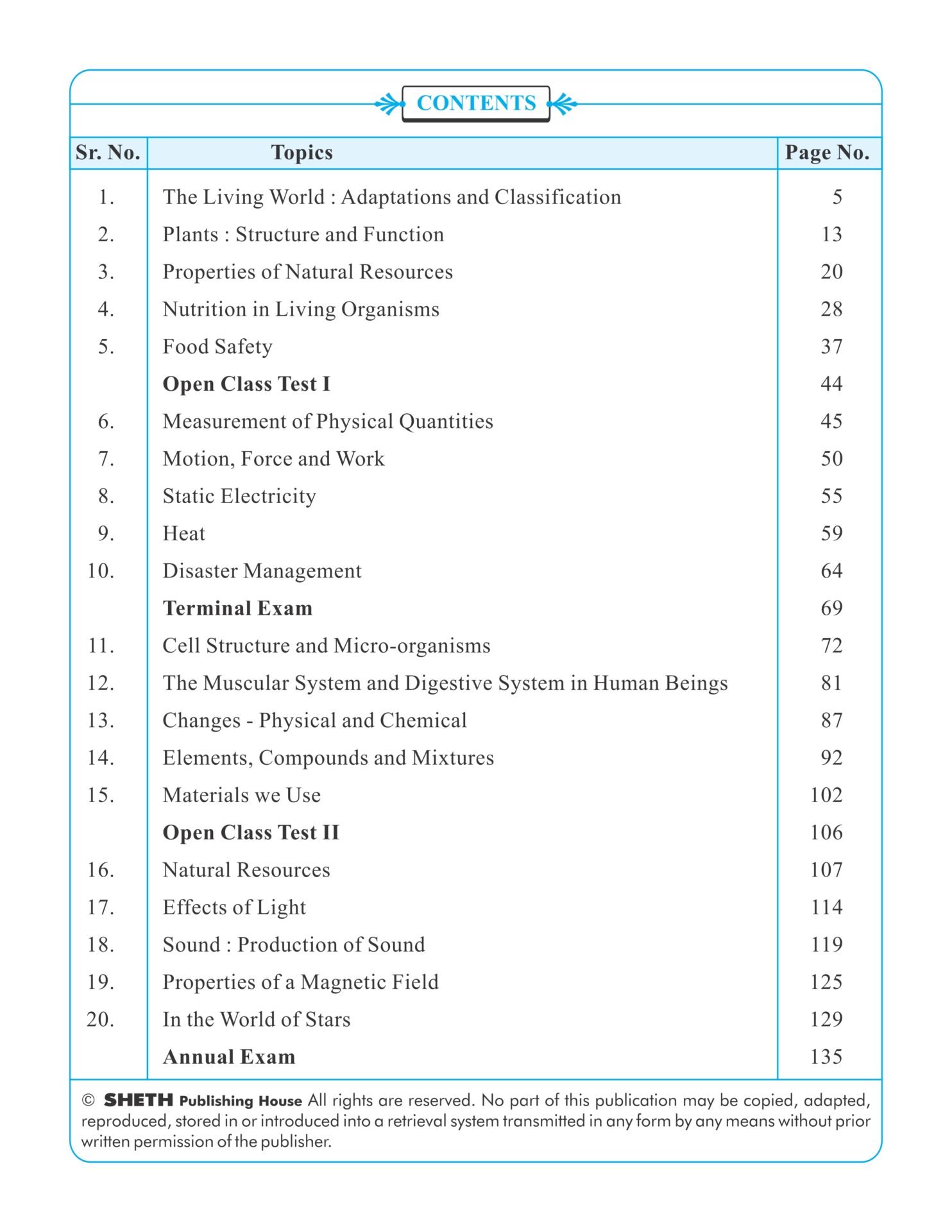 CCE Pattern Nigam Scholar Workbooks General Science Standard 7 2