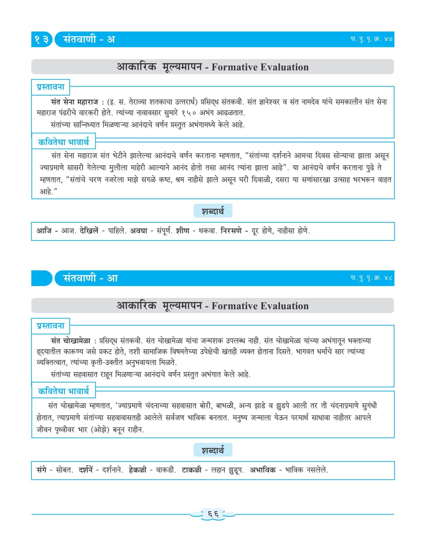 CCE Pattern Nigam Scholar Workbooks Marathi Sulabhbharati Standard 8 11
