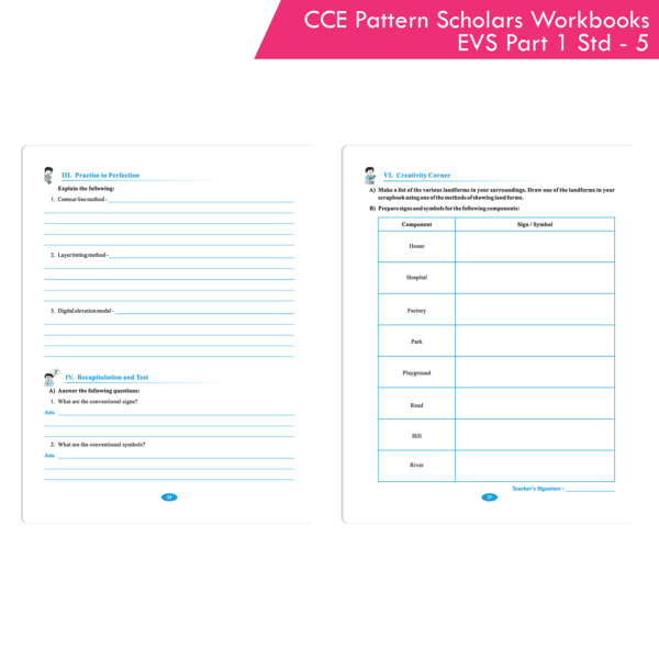 CCE Pattern Nigam Scholar Workbooks (EVS) Environmental Studies (Part 1) Standard - 5 (Maharashtra State Board Syllabus Books) - Image 7