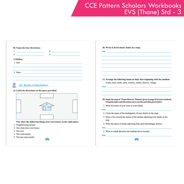 CCE Pattern Nigam Scholar Workbook (EVS) Environmental Studies (Thane District) Standard - 3 (Maharashtra State Board Syllabus Books) - Image 8
