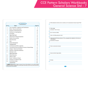 CCE Pattern Nigam Scholar Workbooks General Science Workbook Standard - 7 (Maharashtra State Board Syllabus Books)