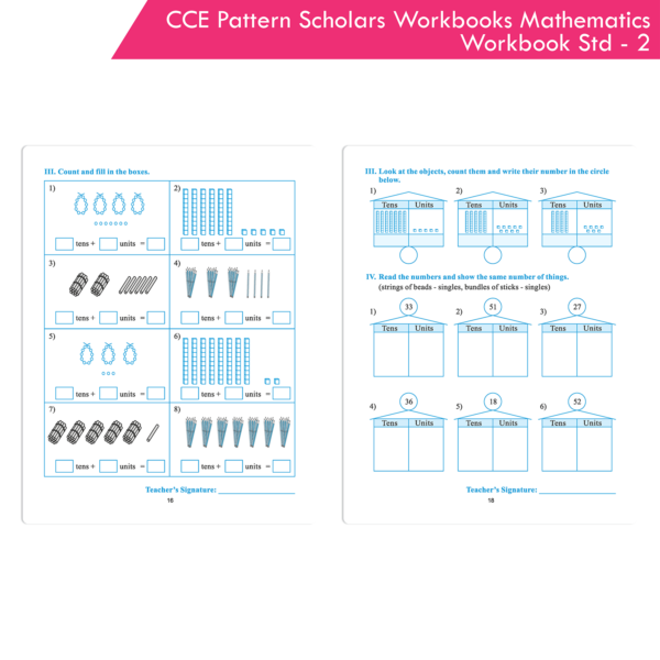 CCE Pattern Nigam Scholar Workbooks Mathematics Workbook Standard - 2 (Maharashtra State Board Syllabus Books) - Image 6