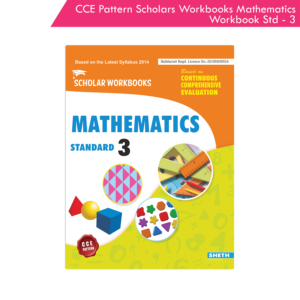 CCE Pattern Nigam Scholar Workbooks Mathematics Workbook Standard - 3 (Maharashtra State Board Syllabus Books)
