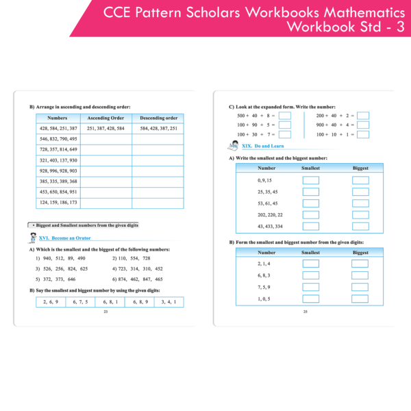 CCE Pattern Nigam Scholar Workbooks Mathematics Workbook Standard - 3 (Maharashtra State Board Syllabus Books) - Image 7