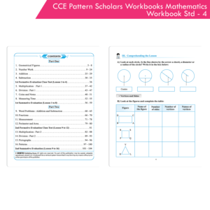 CCE Pattern Nigam Scholar Workbooks Mathematics Workbook Standard - 4 (Maharashtra State Board Syllabus Books)