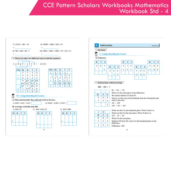 CCE Pattern Nigam Scholar Workbooks Mathematics Workbook Standard - 4 (Maharashtra State Board Syllabus Books) - Image 8