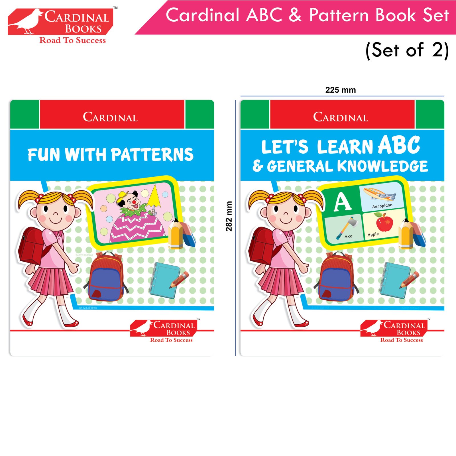 Cardinal ABC Pattern Book Set Set Of 2 2