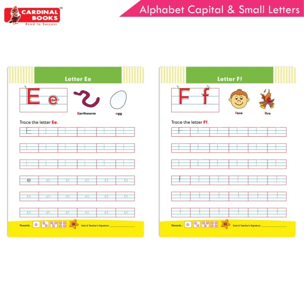 Cardinal Alphabet Capital And Small Letters Writing Book - Image 5