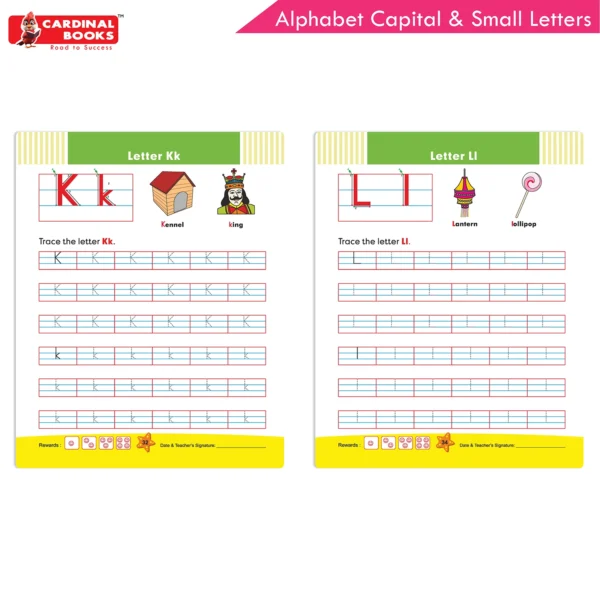 Cardinal Alphabet Capital And Small Letters Writing Book - Image 6