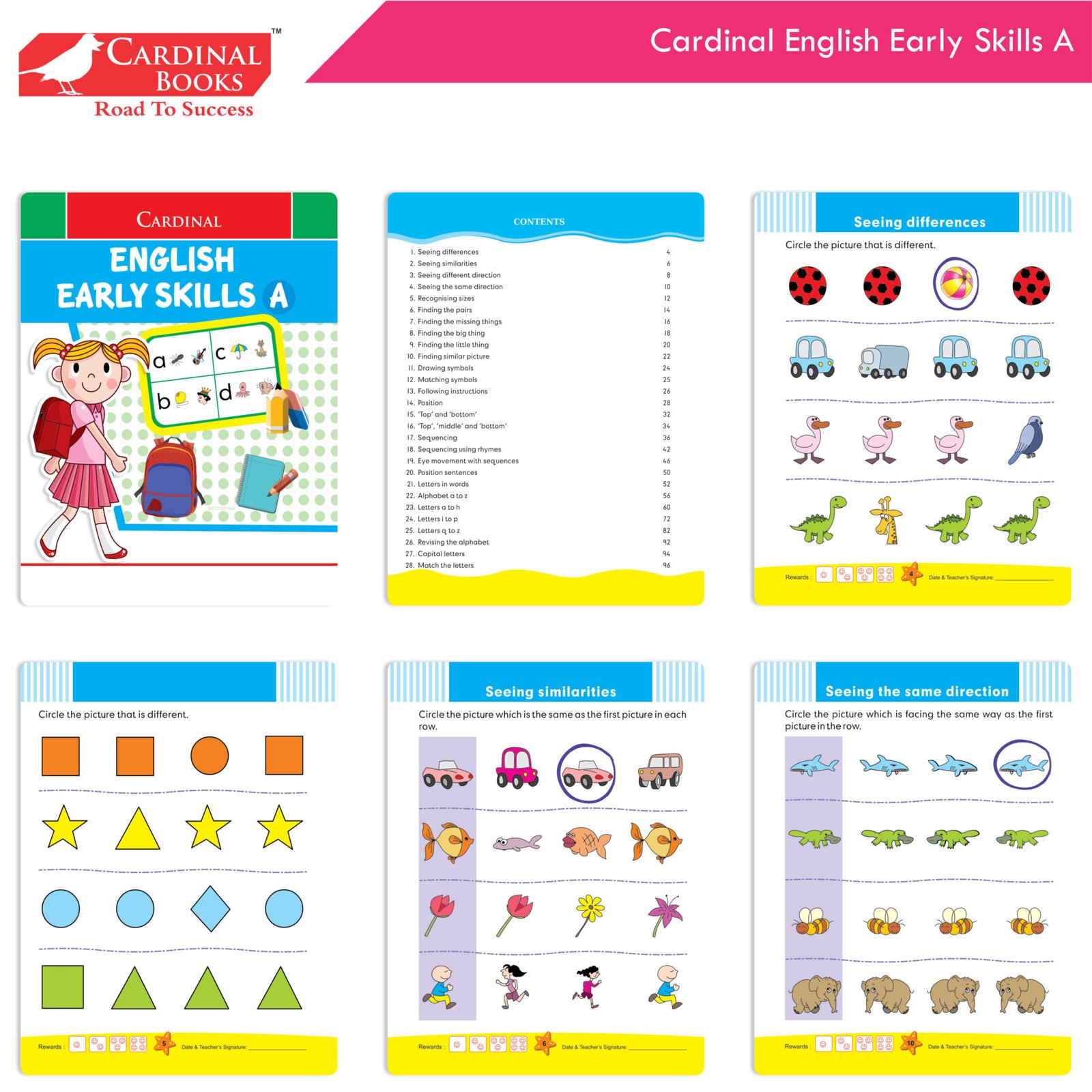 Cardinal Fun Learning Books Nursery Set of 6 5