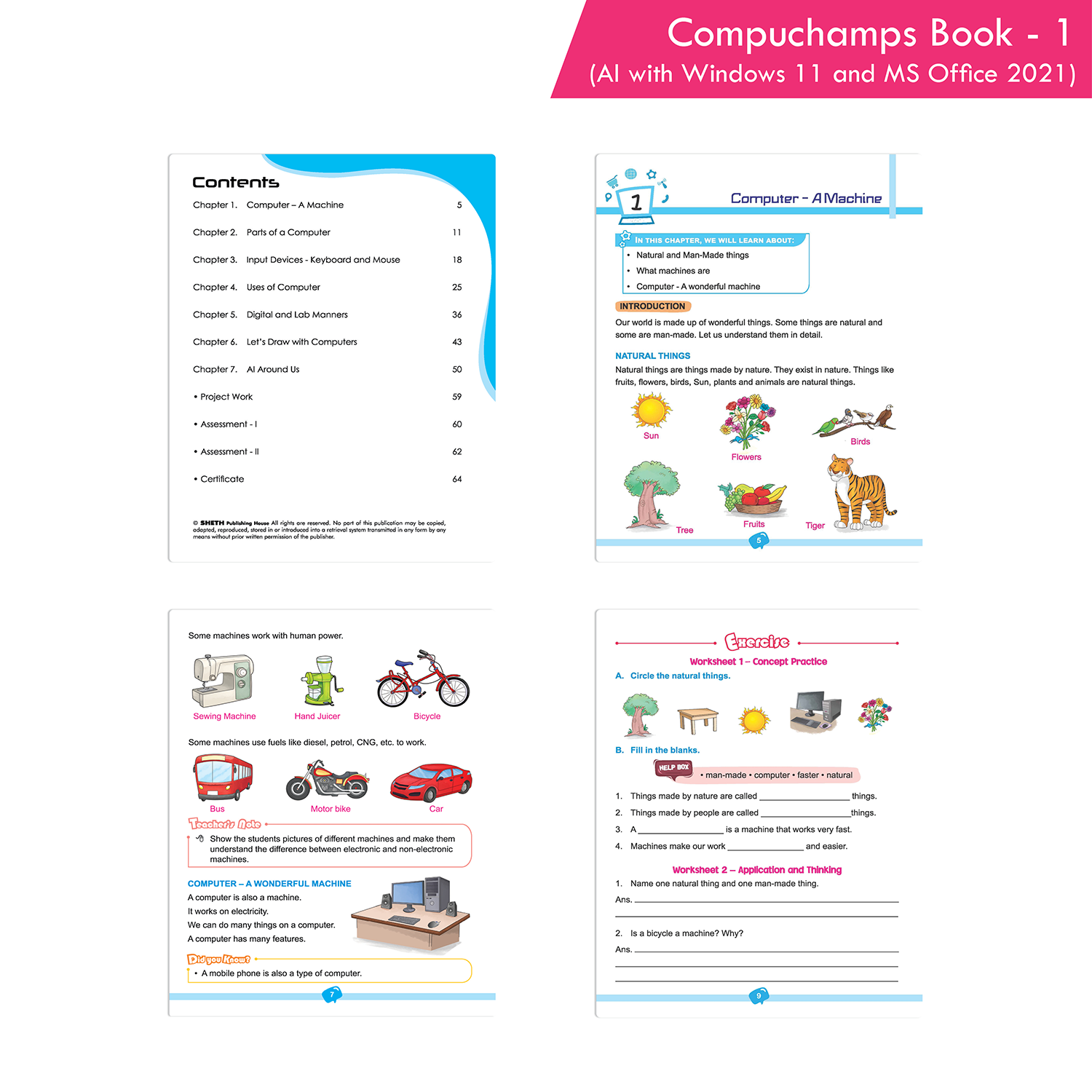Compuchamps Book 1 (AI with Windows 11 and MS Office 2021) - Image 2