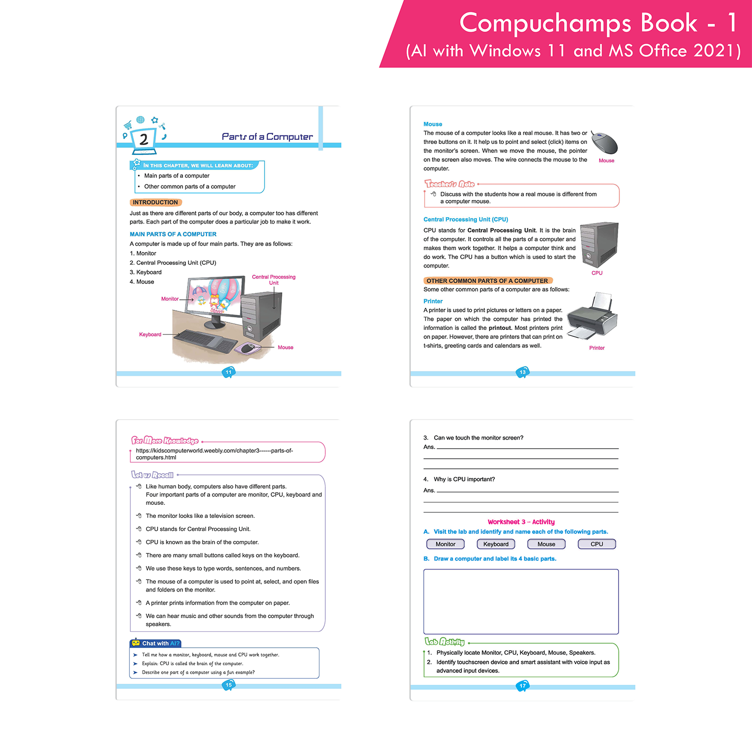 Compuchamps Book 1 (AI with Windows 11 and MS Office 2021) - Image 3
