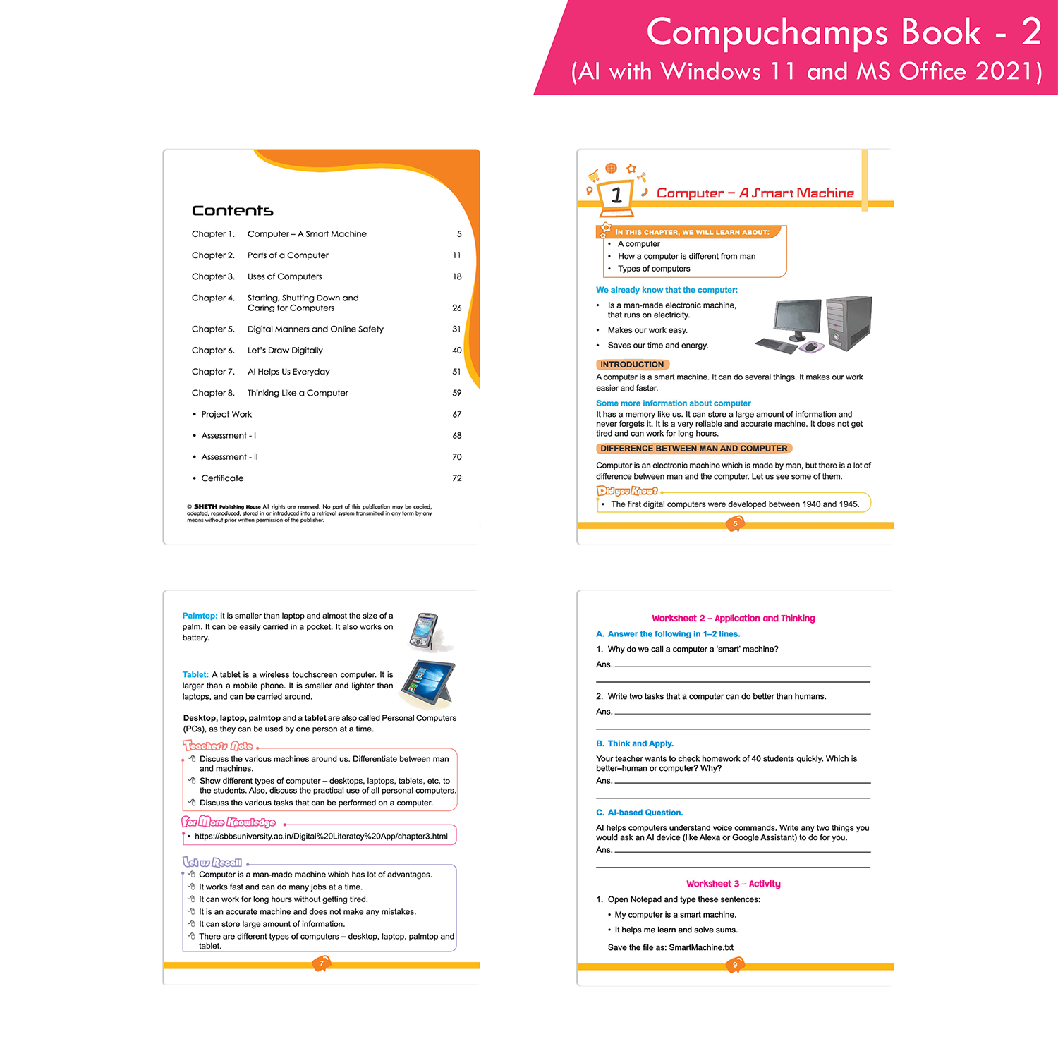 Compuchamps Book 2 (AI with Windows 11 and MS Office 2021) - Image 2