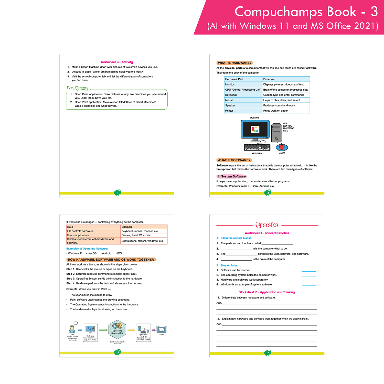 Compuchamps Book 3 (AI with Windows 11 and MS Office 2021) - Image 3