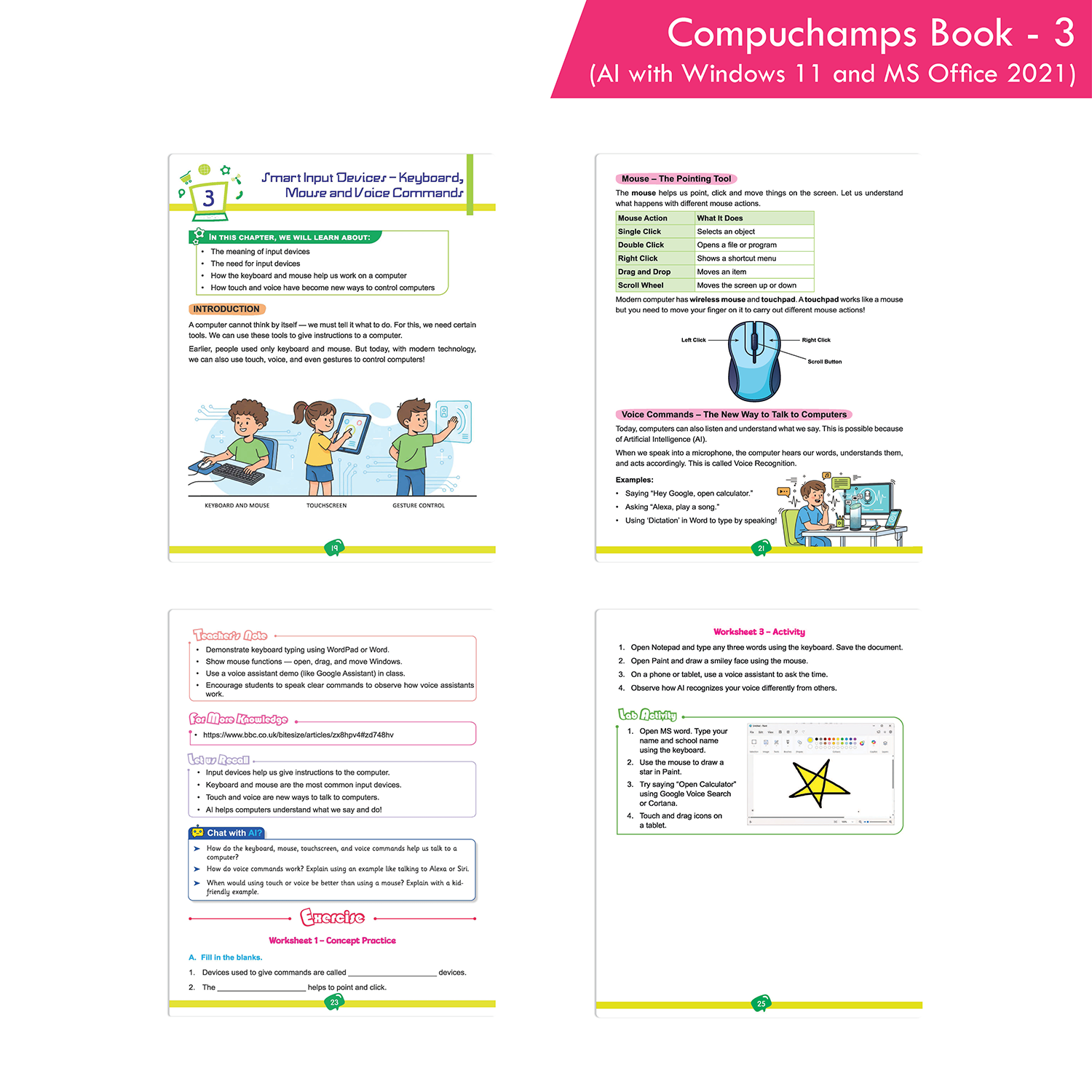 Compuchamps Book 3 (AI with Windows 11 and MS Office 2021) - Image 4