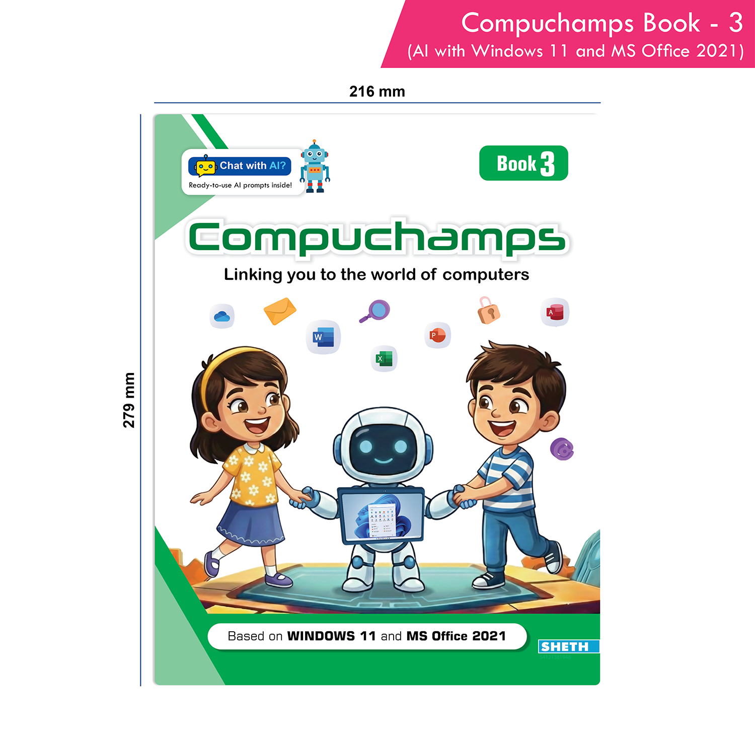 Compuchamps Book 3 (AI with Windows 11 and MS Office 2021) - Image 9