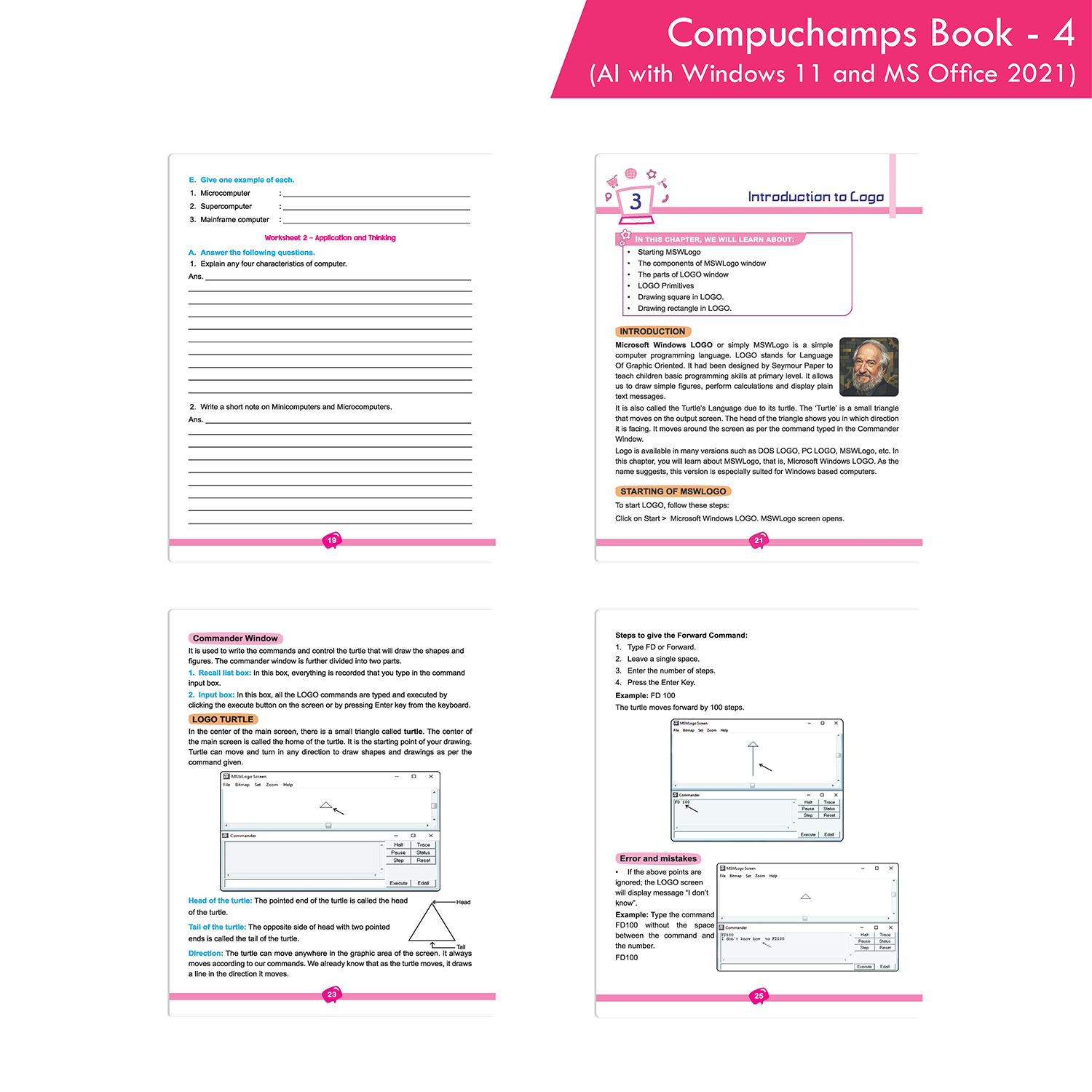 Compuchamps Book 4 (AI with Windows 11 and MS Office 2021) - Image 4