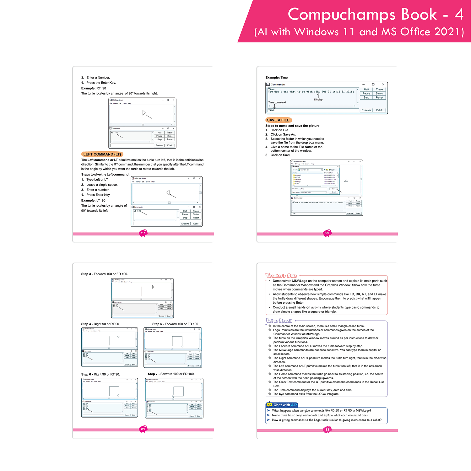 Compuchamps Book 4 (AI with Windows 11 and MS Office 2021) - Image 5