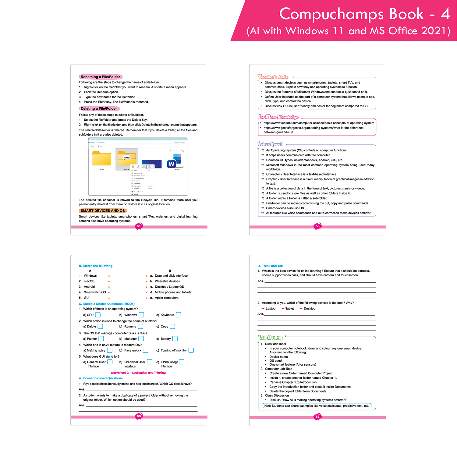 Compuchamps Book 4 (AI with Windows 11 and MS Office 2021) - Image 8