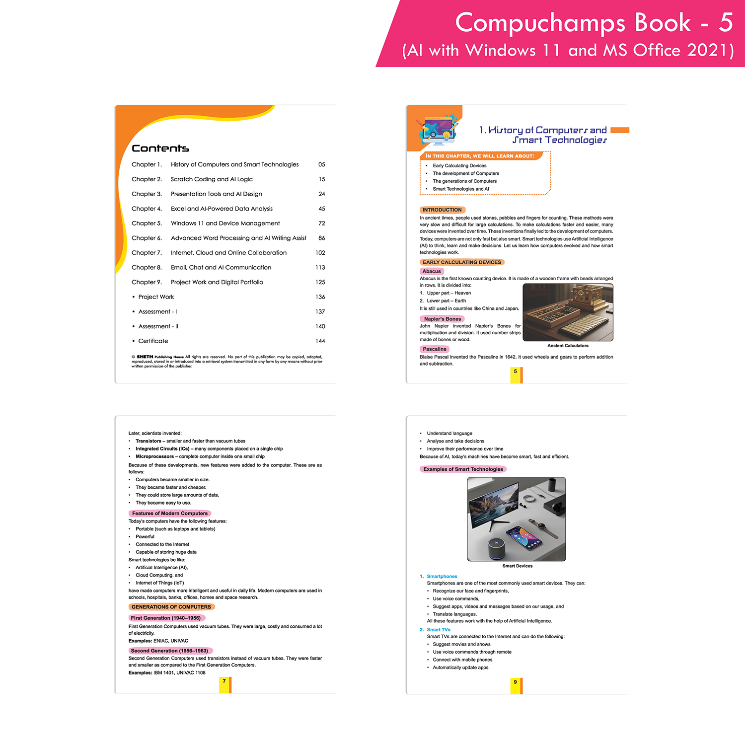 Compuchamps Book 5 (AI with Windows 11 and MS Office 2021) - Image 2