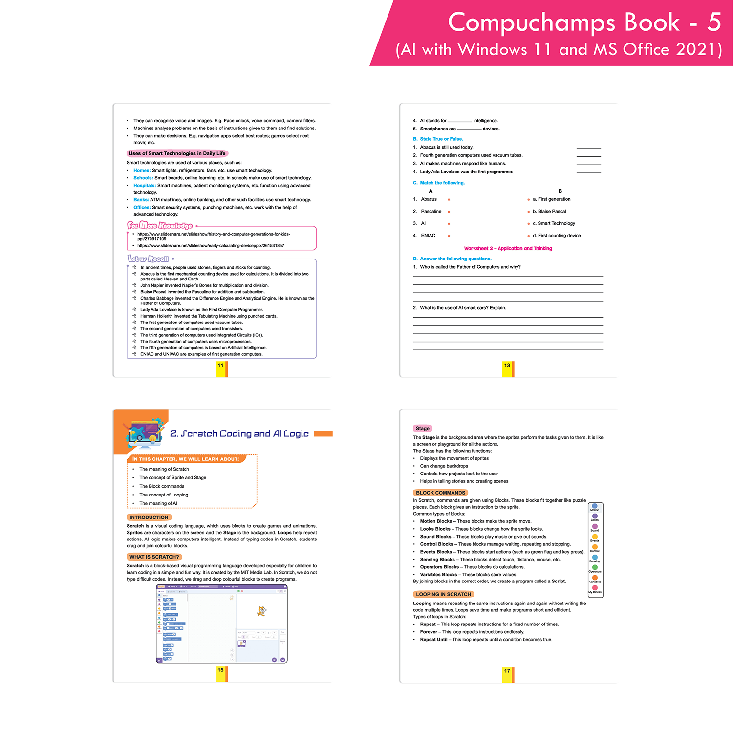 Compuchamps Book 5 (AI with Windows 11 and MS Office 2021) - Image 3