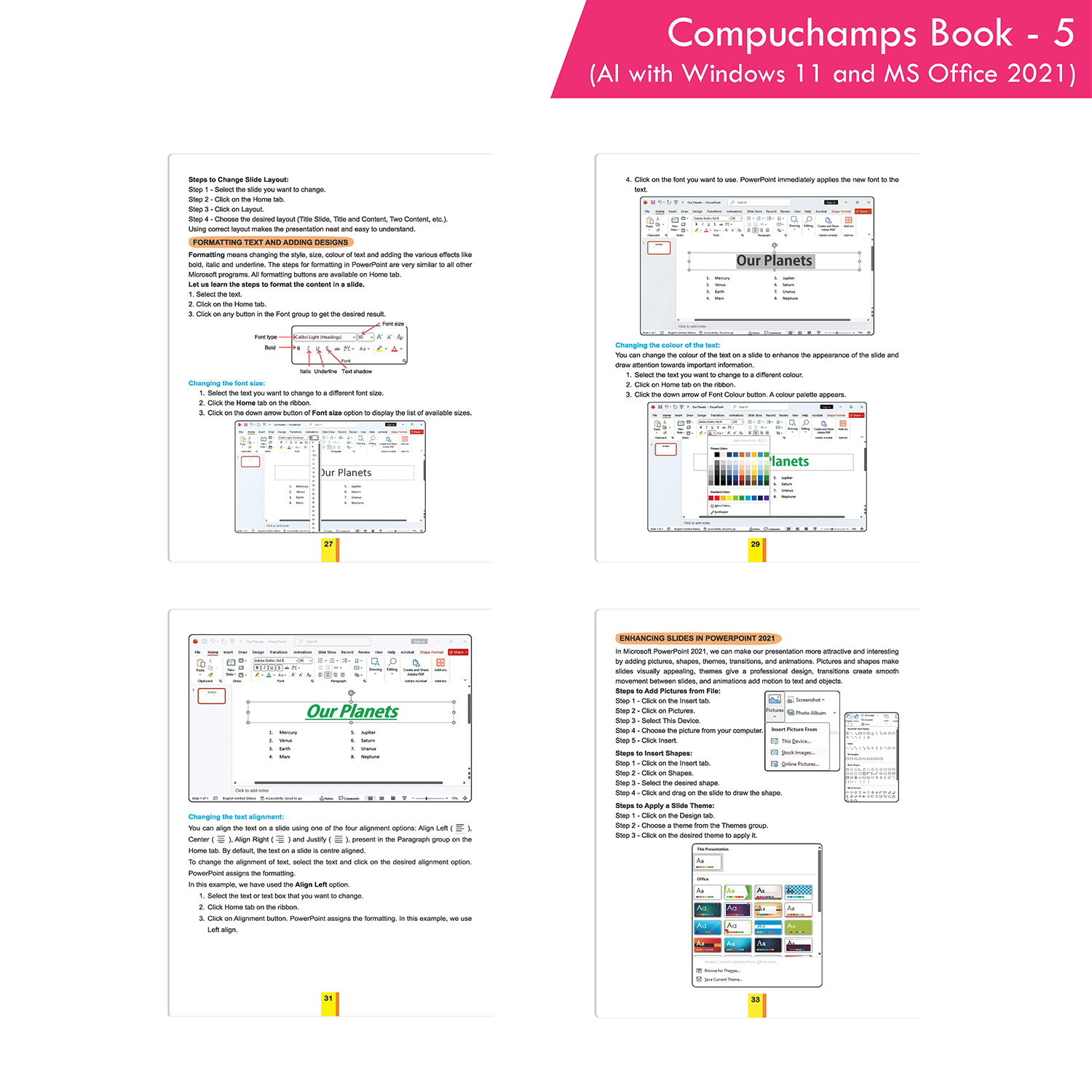 Compuchamps Book 5 (AI with Windows 11 and MS Office 2021) - Image 5