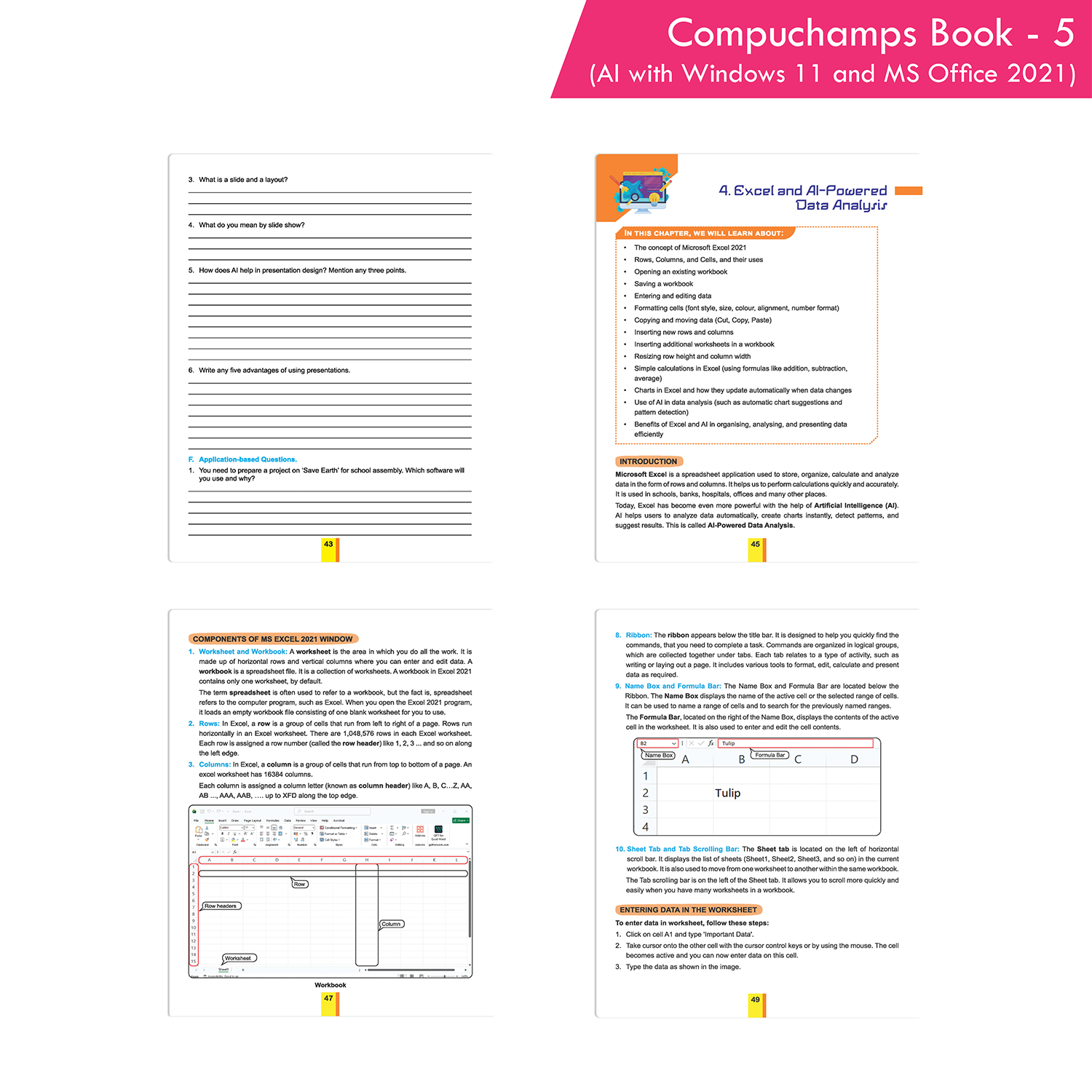Compuchamps Book 5 (AI with Windows 11 and MS Office 2021) - Image 7