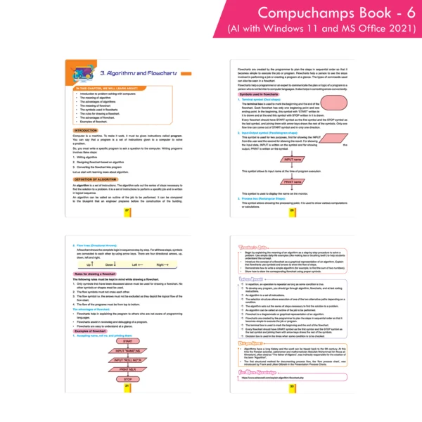 Compuchamps Book 6 (AI with Windows 11 and MS Office 2021) - Your One ...