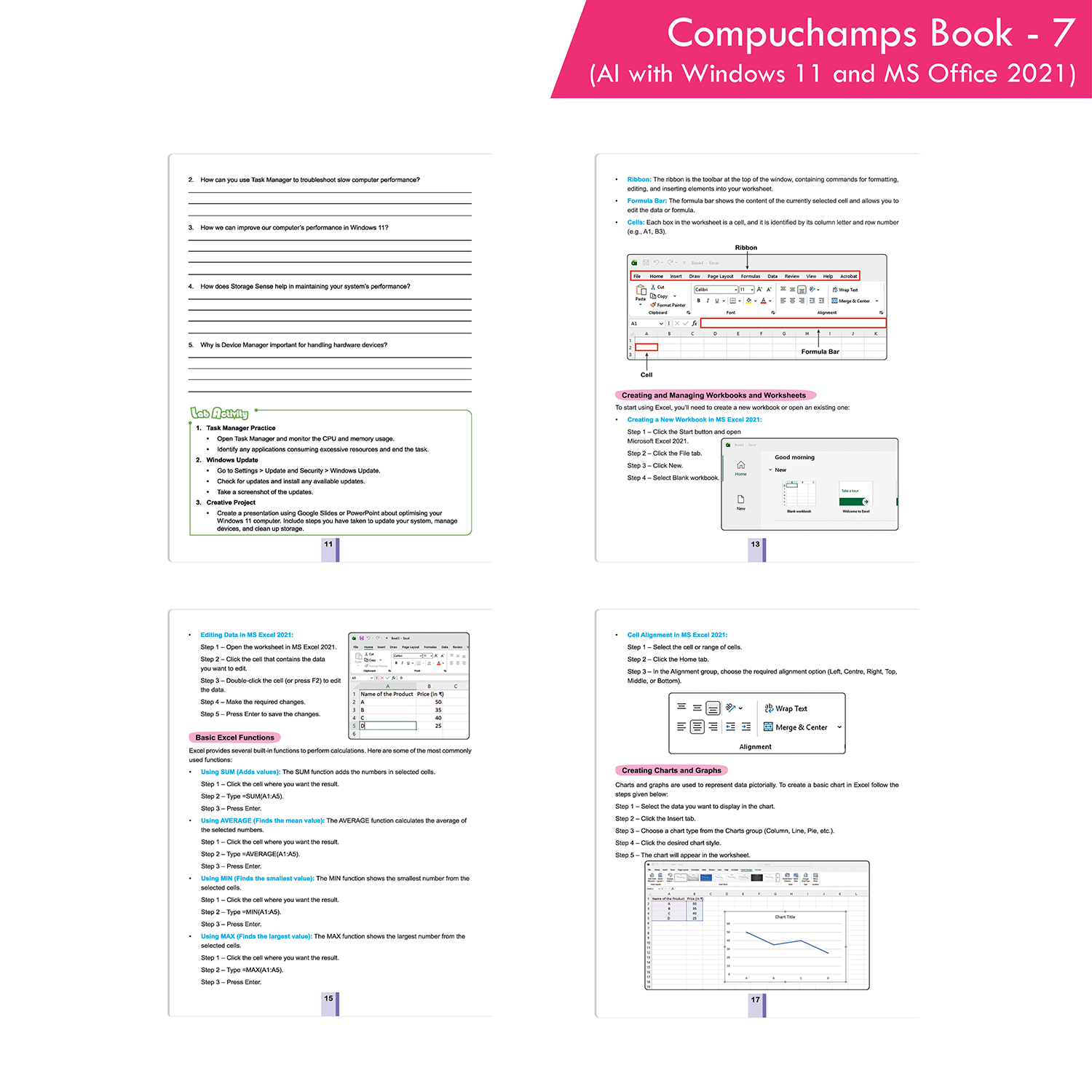 Compuchamps Book 7 (AI with Windows 11 and MS Office 2021) - Image 3