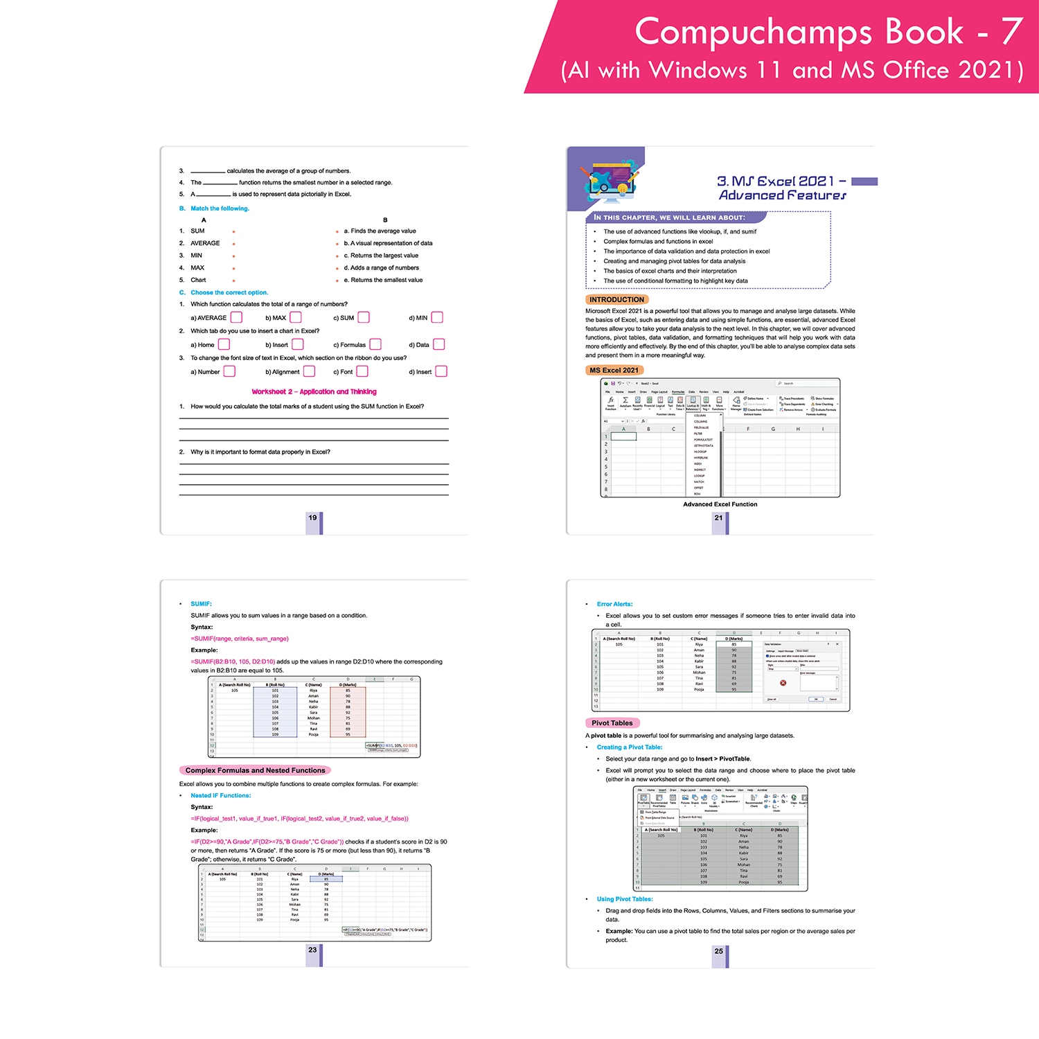 Compuchamps Book 7 (AI with Windows 11 and MS Office 2021) - Image 4