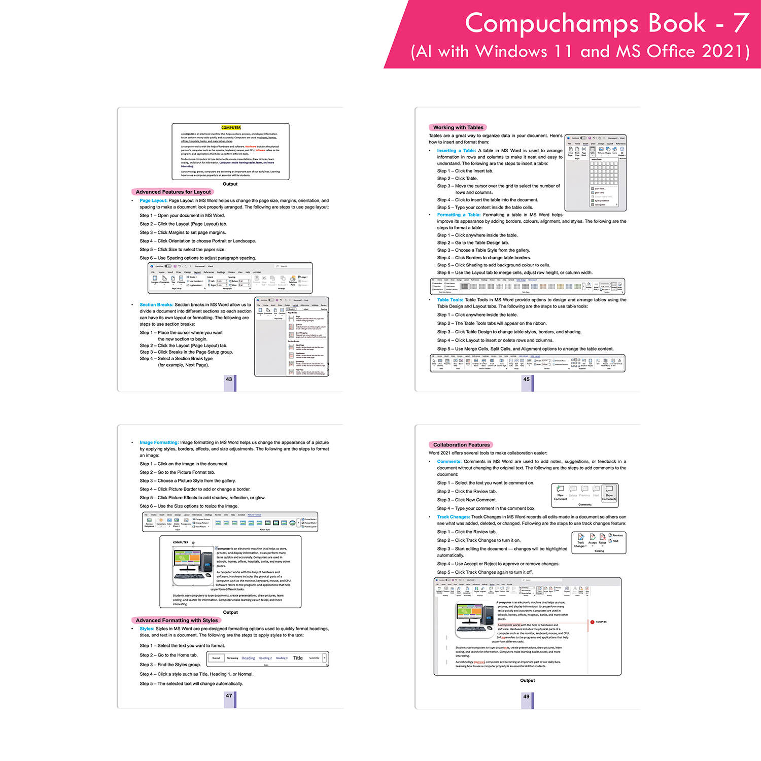 Compuchamps Book 7 (AI with Windows 11 and MS Office 2021) - Image 7
