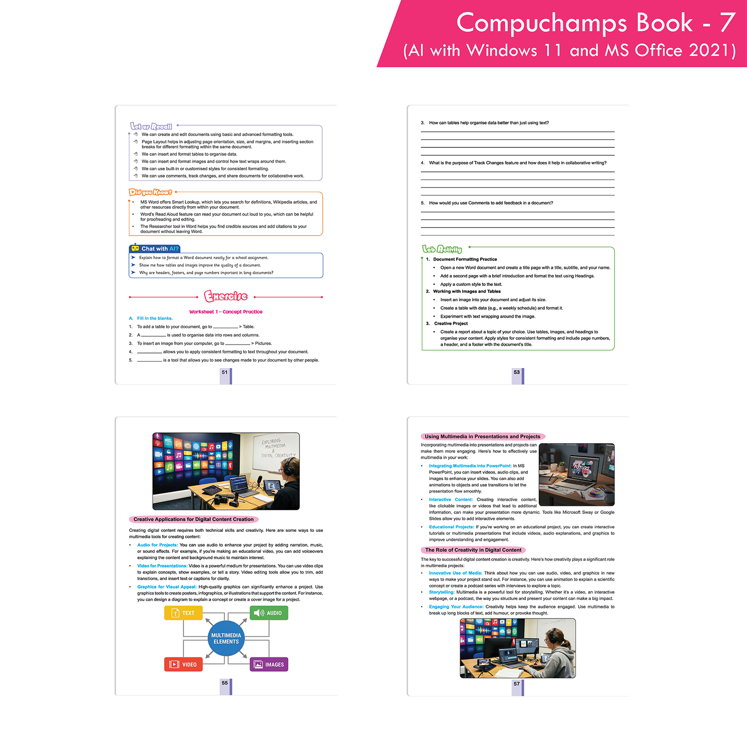 Compuchamps Book 7 (AI with Windows 11 and MS Office 2021) - Image 8