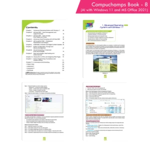 Compuchamps Book 8 (AI with Windows 11 and MS Office 2021)
