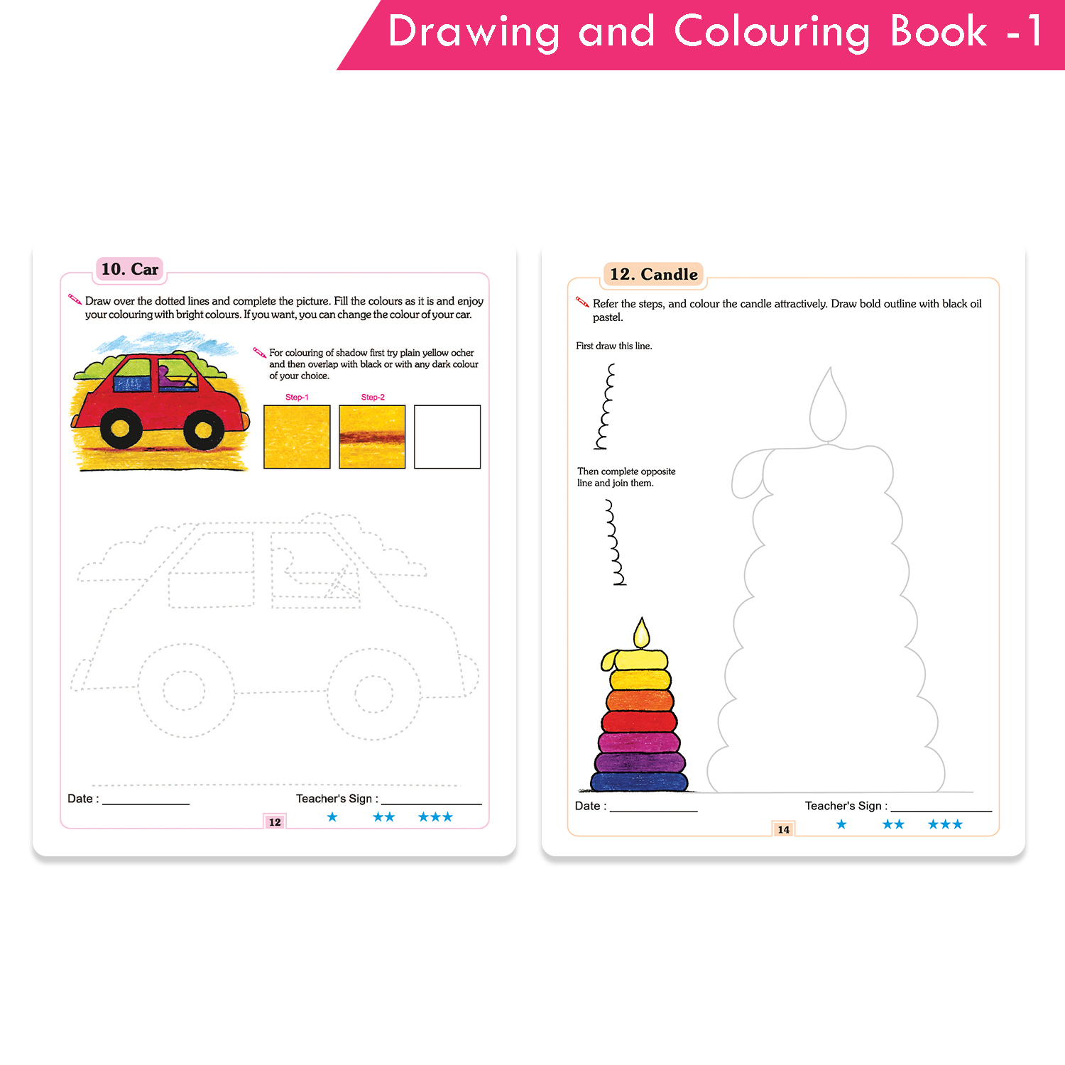 Nigam Drawing and Colouring Book 1 - Image 5