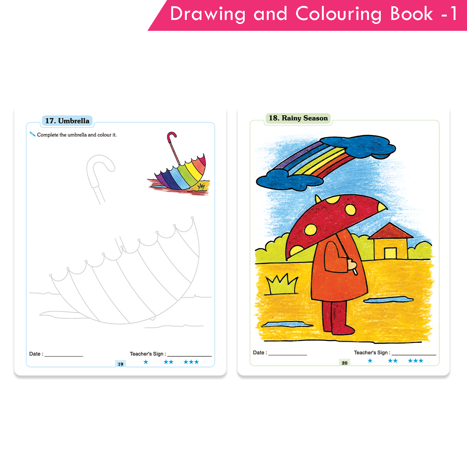 Nigam Drawing and Colouring Book 1 - Image 7
