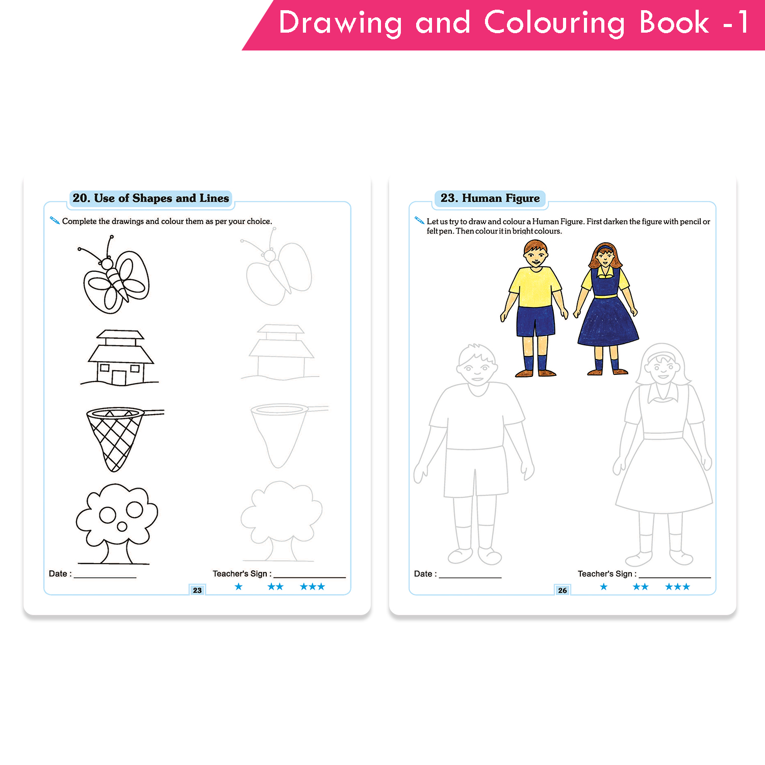 Nigam Drawing and Colouring Book 1 - Image 8