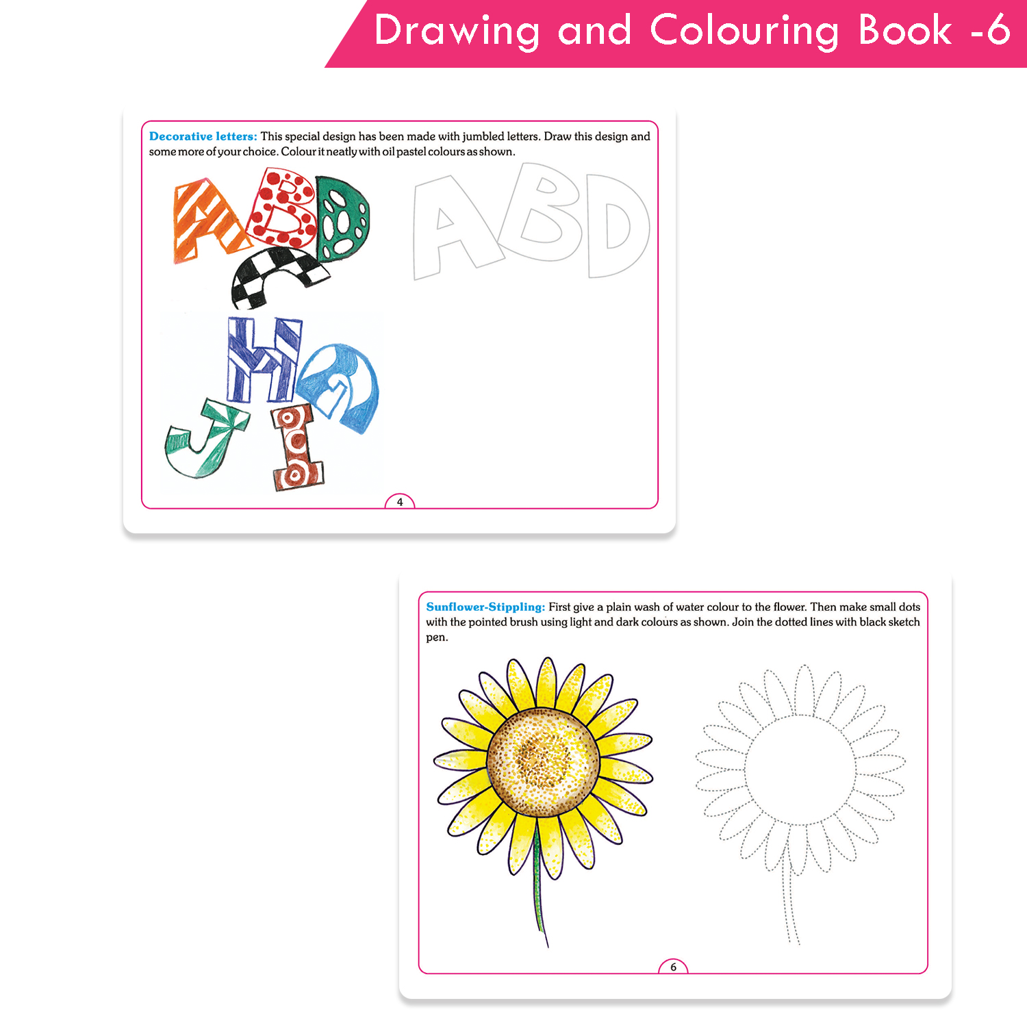 Drawing and Colouring Book 6 - Image 3