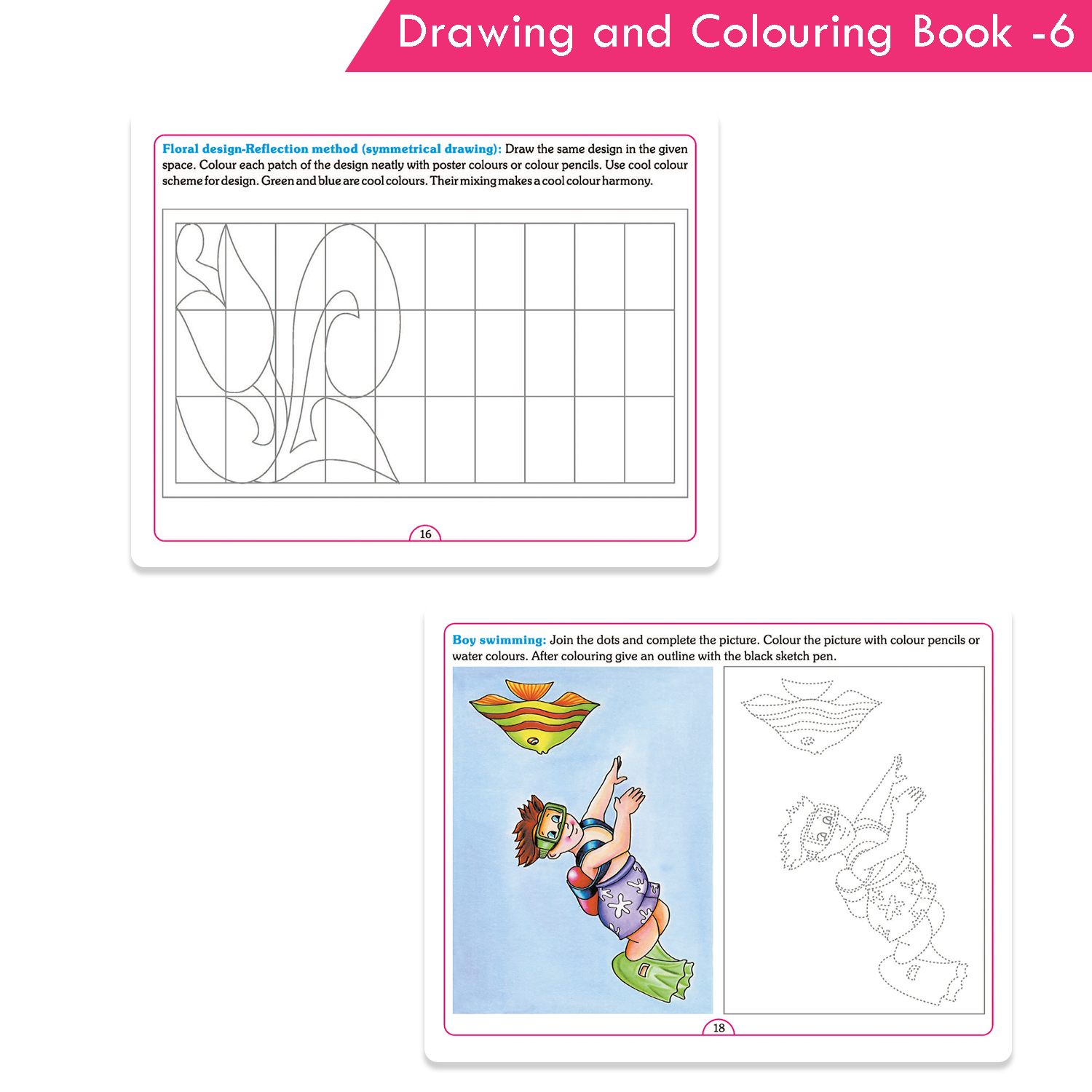Drawing and Colouring Book 6 - Image 6