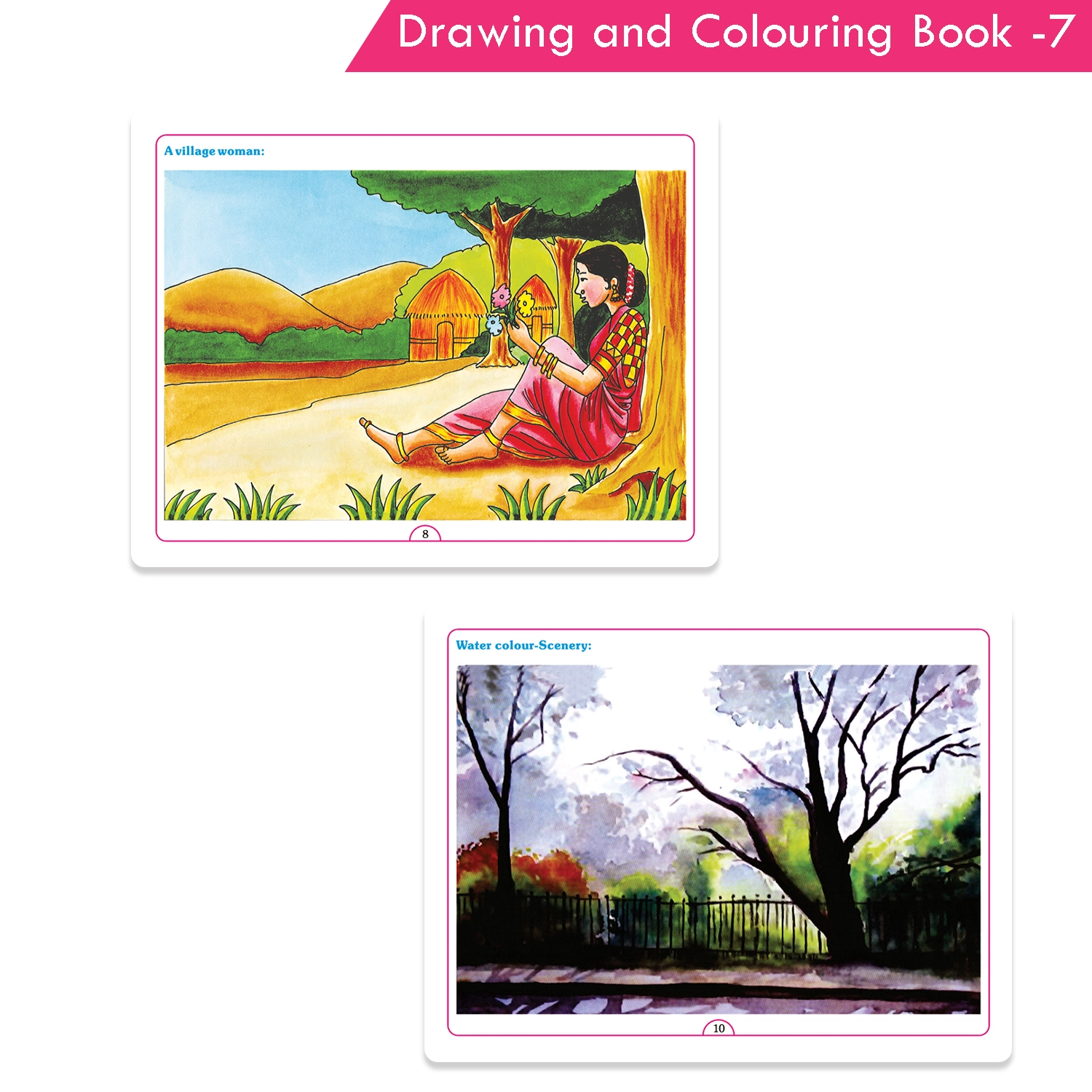 Nigam Drawing and Colouring Book 7 - Image 4