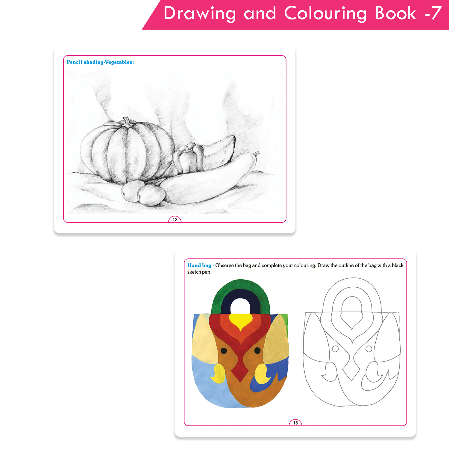 Nigam Drawing and Colouring Book 7 - Image 5