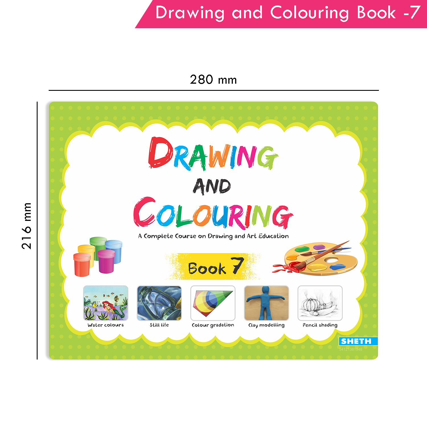 Nigam Drawing and Colouring Book 7 - Image 9