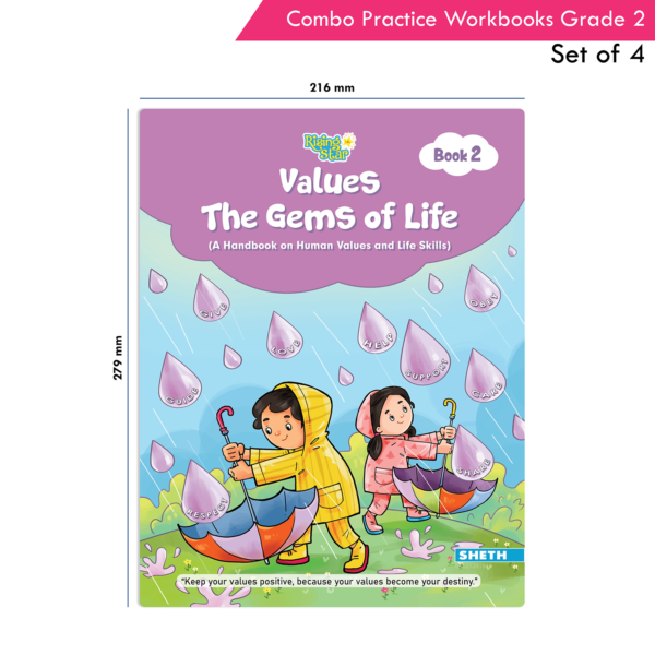 Students Practice cum Workbooks Grade 2 Combo Book Set (Set of 4) - Image 9