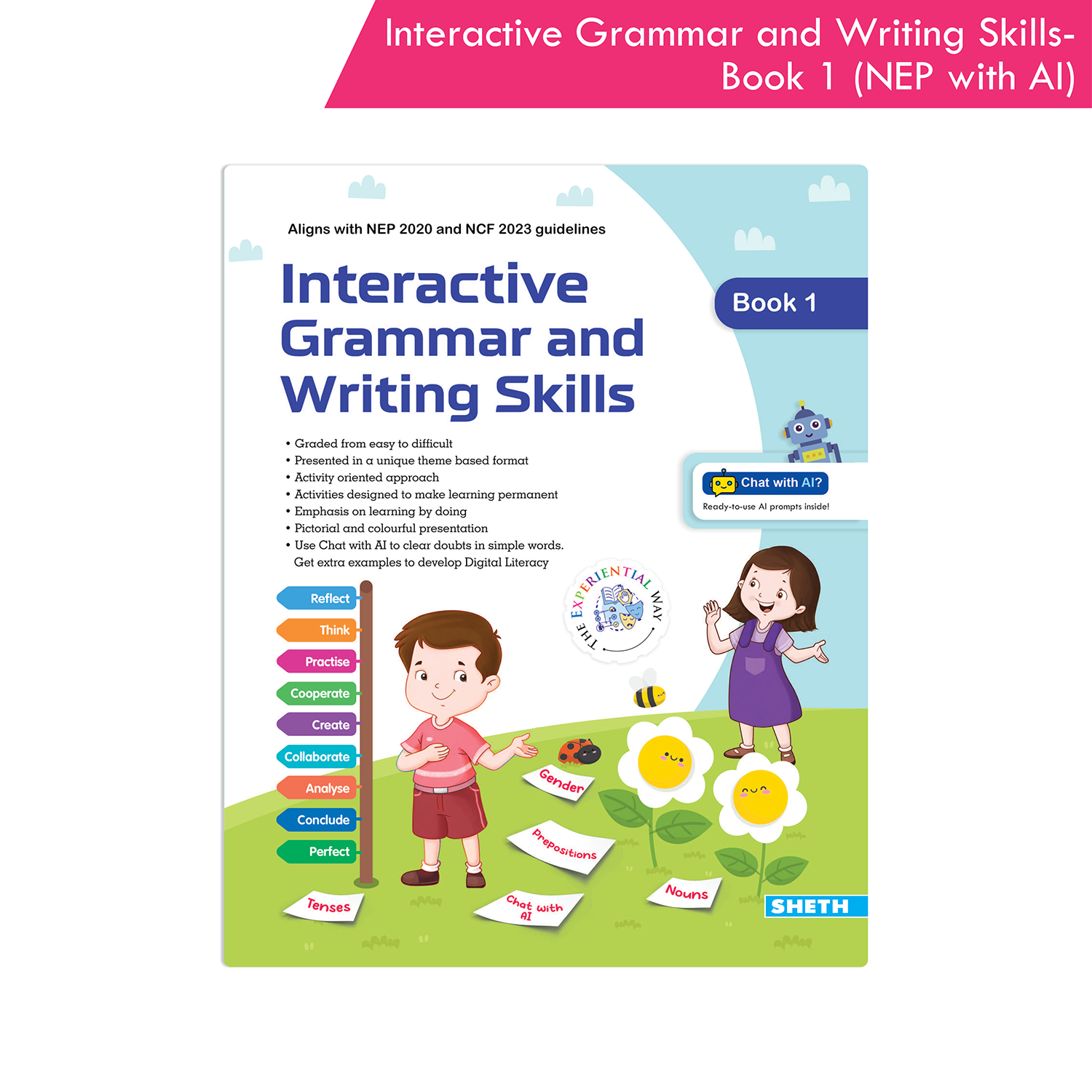 Interactive Grammar and Writing Skills Book 1 (NEP with AI)