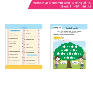 Interactive Grammar and Writing Skills Book 1 (NEP with AI)