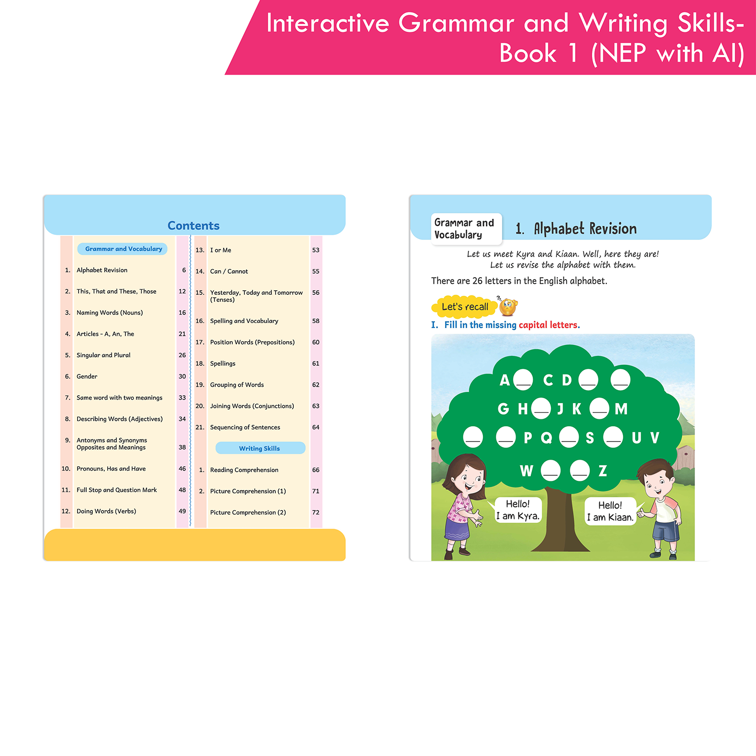 Interactive Grammar and Writing Skills Book 1 (NEP with AI) - Image 2