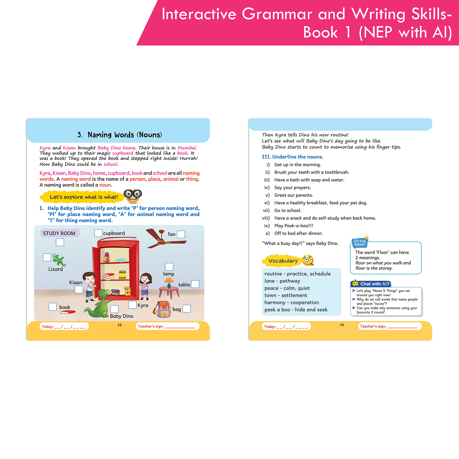 Interactive Grammar and Writing Skills Book 1 (NEP with AI) - Image 5